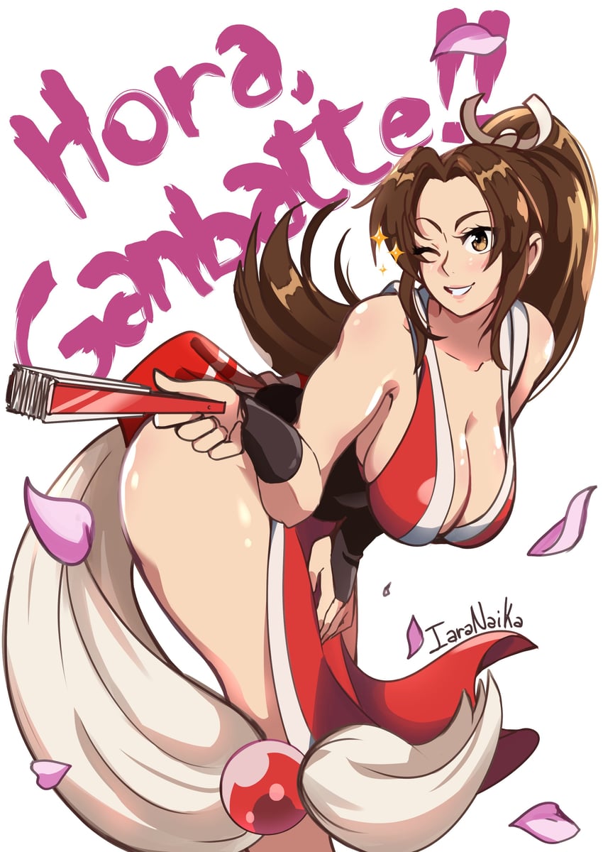 shiranui mai (street fighter and 4 more) drawn by iaranaika
