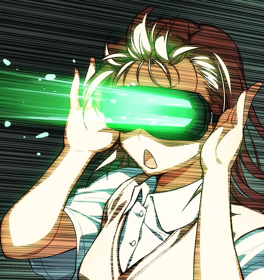 misaka imouto and cyclops (toaru majutsu no index and 3 more) drawn by nikuoji