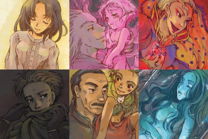 moogle, kefka palazzo, trance terra branford, cyan garamonde, gau, and 3 more (final fantasy and 1 more) drawn by kanda