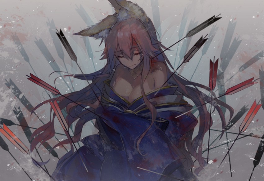 tamamo and tamamo no mae (fate and 1 more) drawn by chocoan