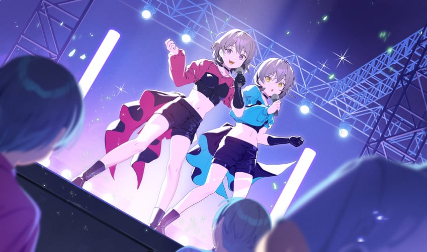 kanzaki rio and igawa aoi (idoly pride) drawn by koyoi_mitsuki