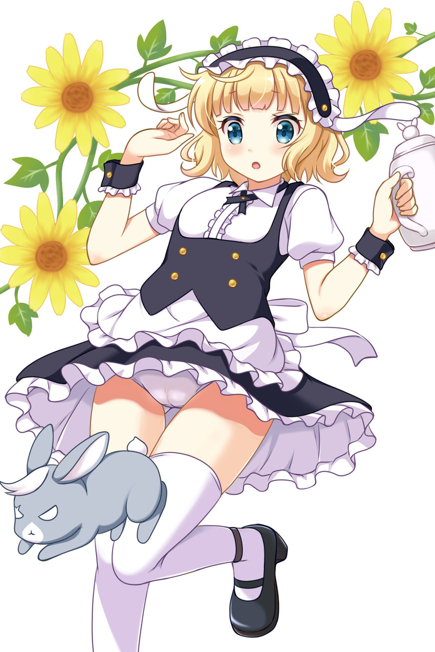 kirima syaro and wild geese (gochuumon wa usagi desu ka?) drawn by chobi_(5760403)