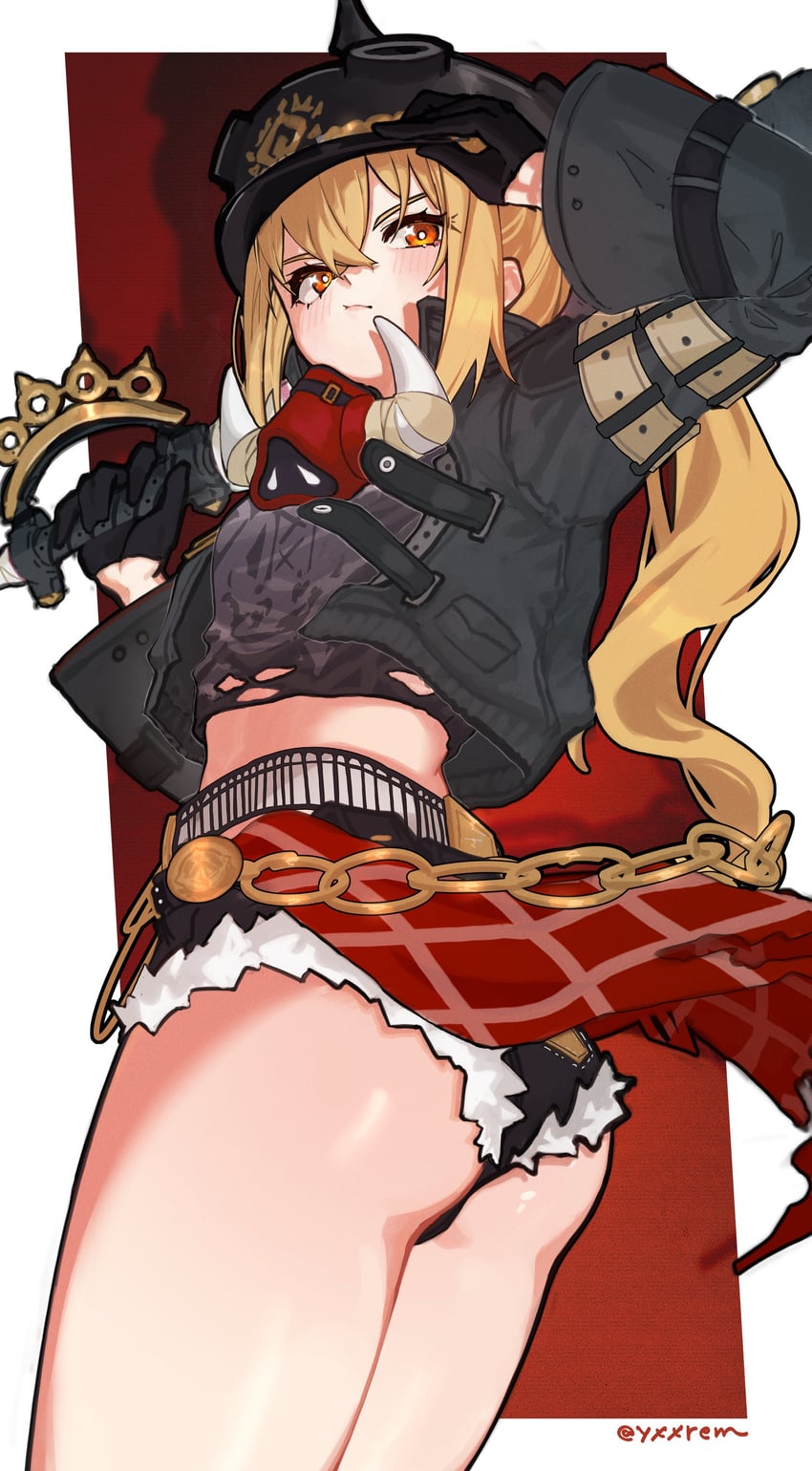 luciana de montefio (zenless zone zero) drawn by yacchi_(yxxrem)