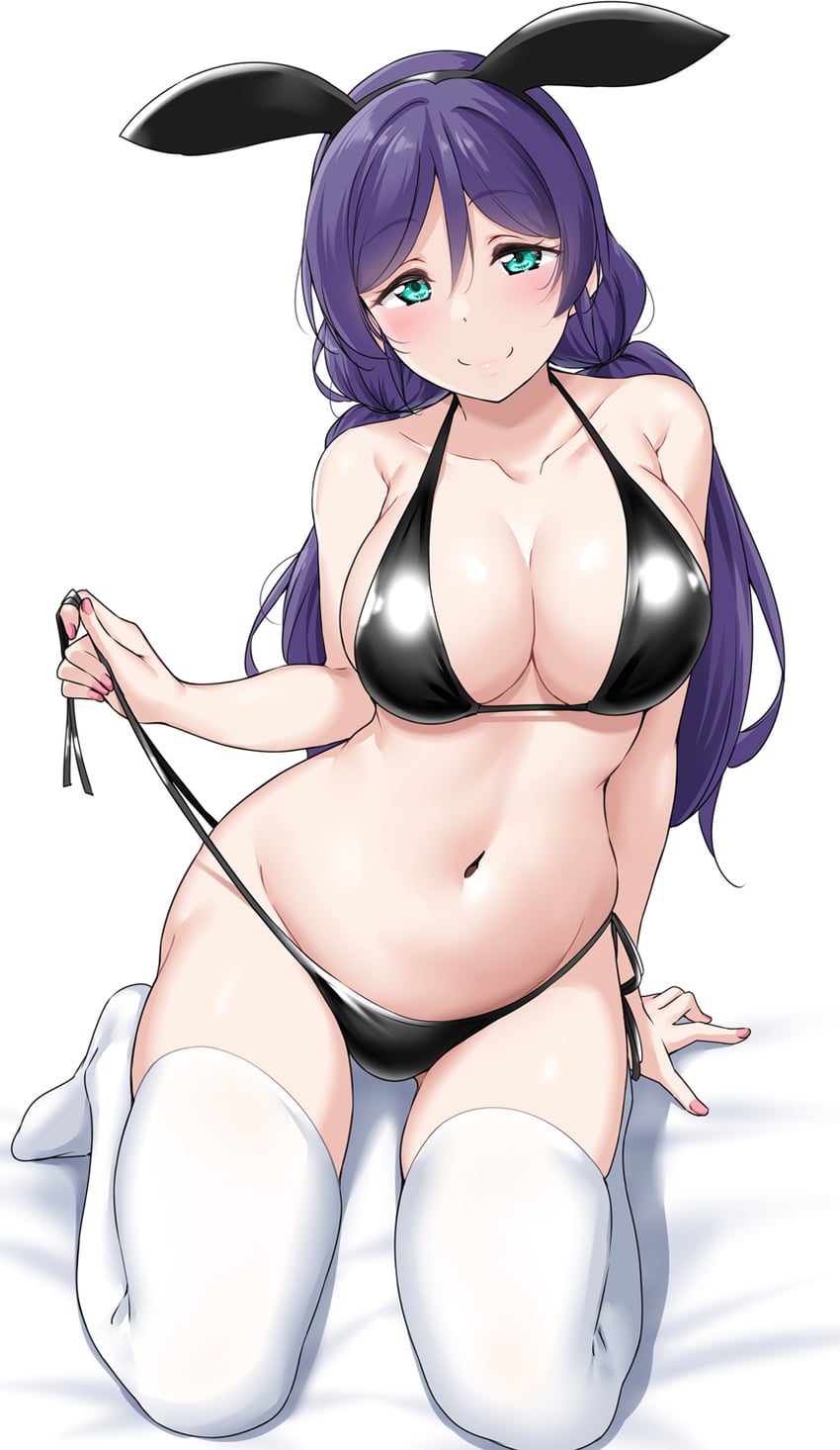 tojo nozomi (love live! and 1 more) drawn by yopparai_oni