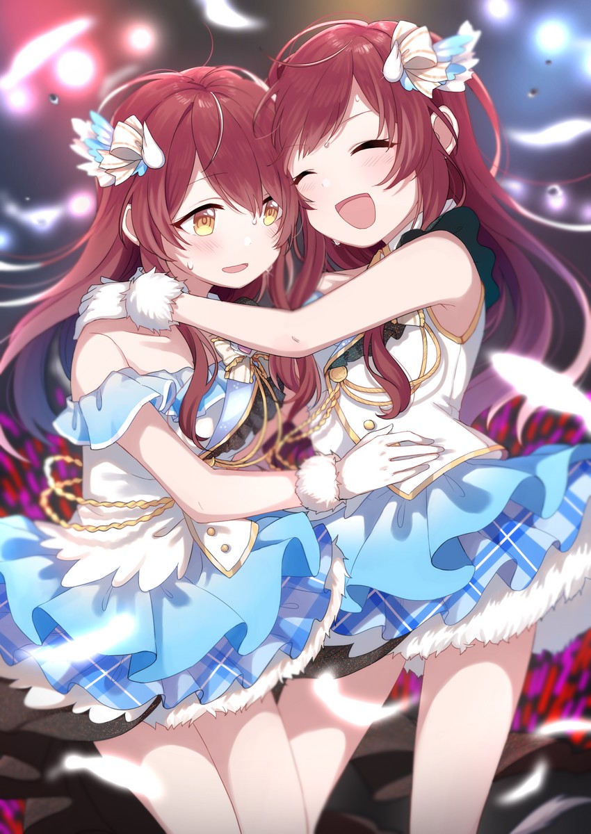 osaki amana and osaki tenka (idolmaster and 1 more) drawn by kousaka_karasu
