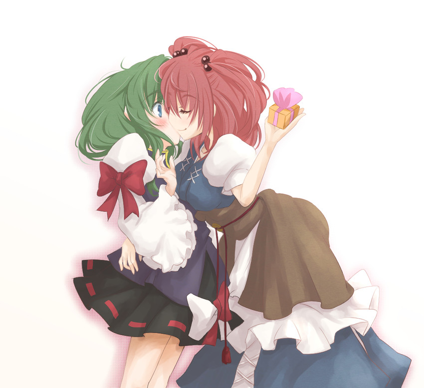 shiki eiki and onozuka komachi (touhou) drawn by kitsune_maru