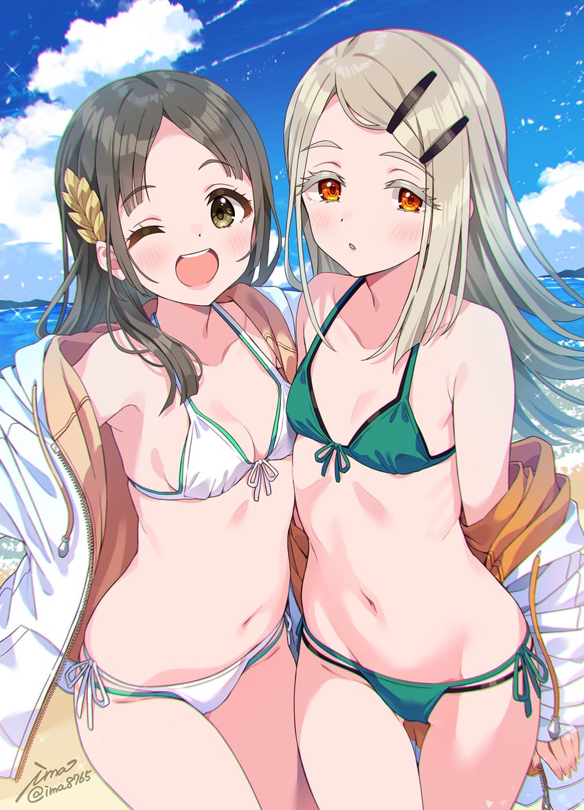 shinosawa hiro and kuramoto china (idolmaster and 1 more) drawn by ima_(lm_ew)
