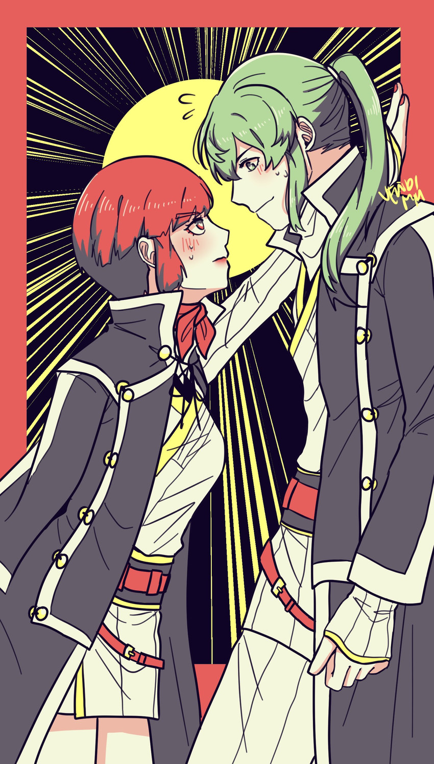 flynn and isabeau (shin megami tensei and 1 more) drawn by vendi_mm