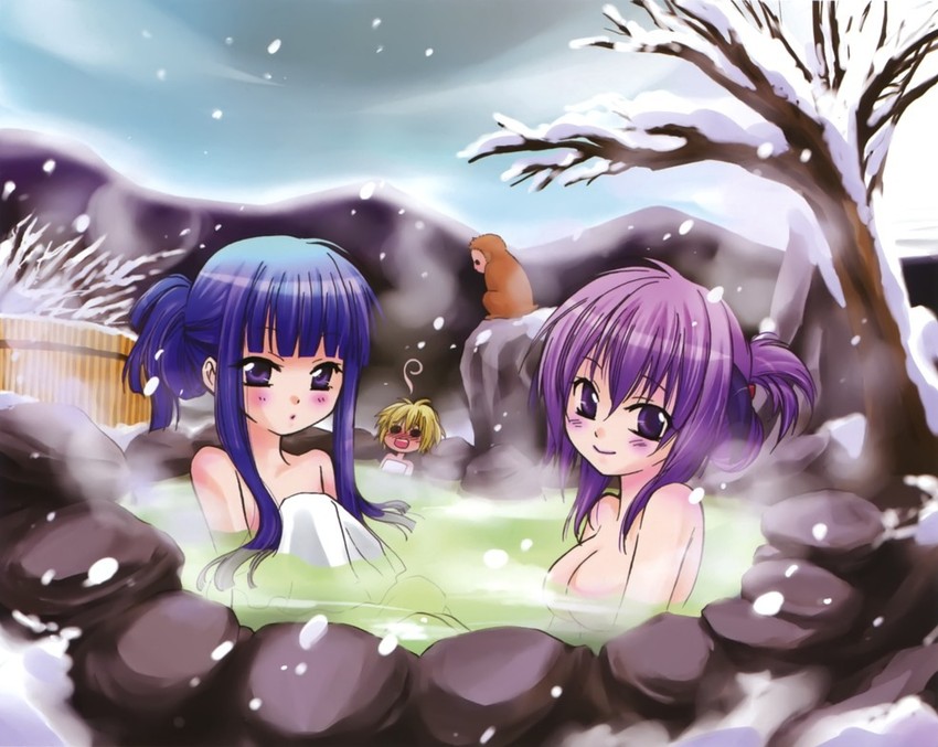 furude rika, houjou satoko, and hanyuu (higurashi no naku koro ni) drawn by momoyama_hinase