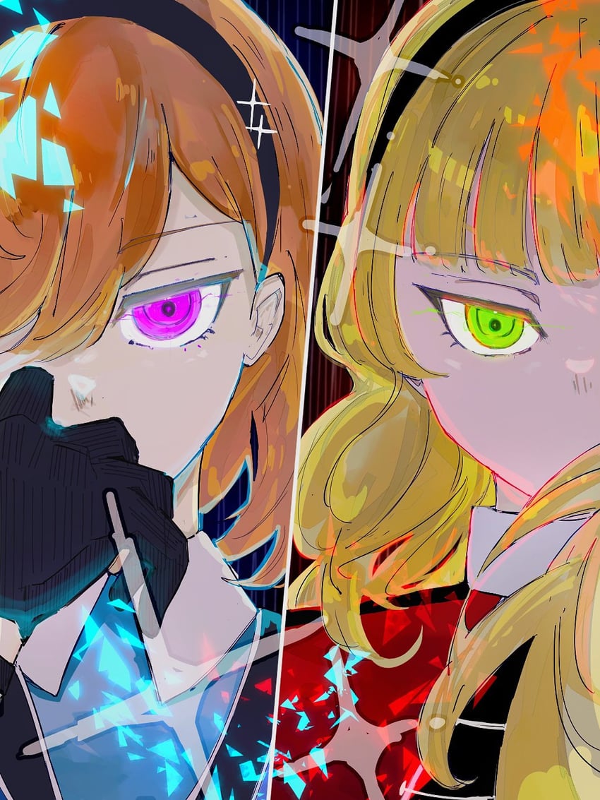 shibuya kanon and heanna sumire (love live! and 1 more) drawn by bongore2668