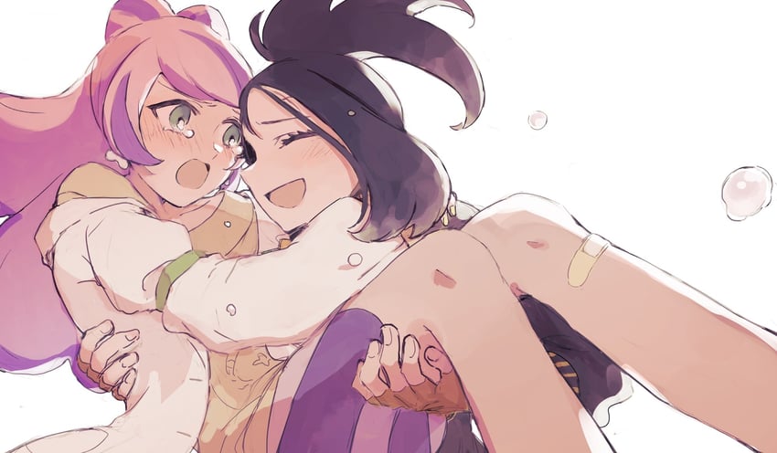 miriam and dendra (pokemon and 1 more) drawn by chikiso