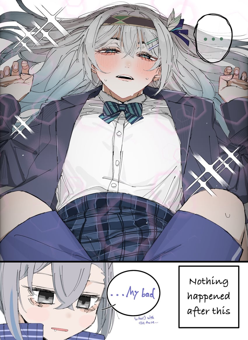 firefly and silver wolf (honkai and 1 more) drawn by carrot_011