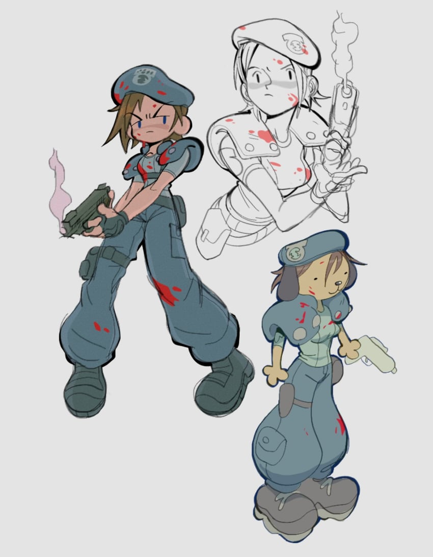 jill valentine (resident evil and 1 more) drawn by tuckeryart
