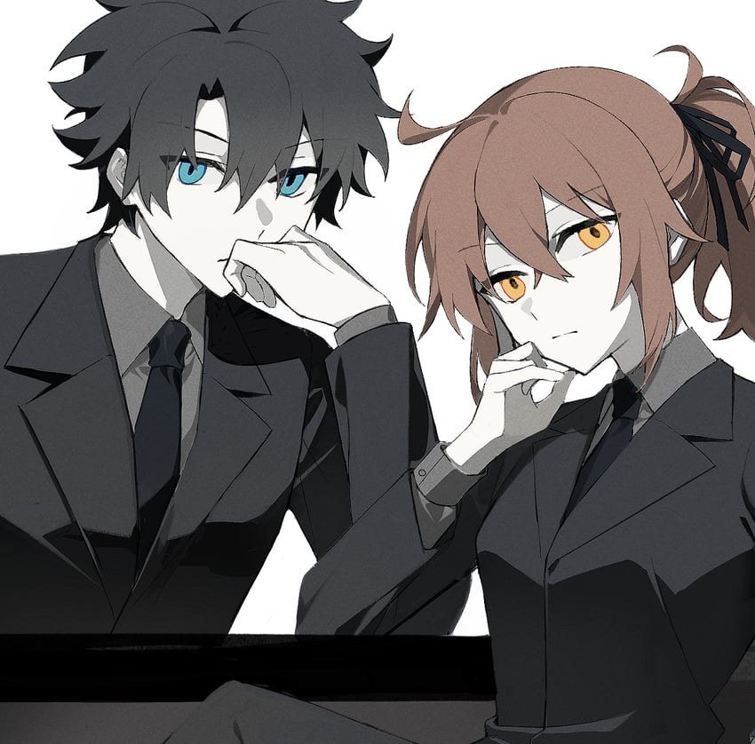 fujimaru ritsuka (fate and 1 more) drawn by idass_(idass16)