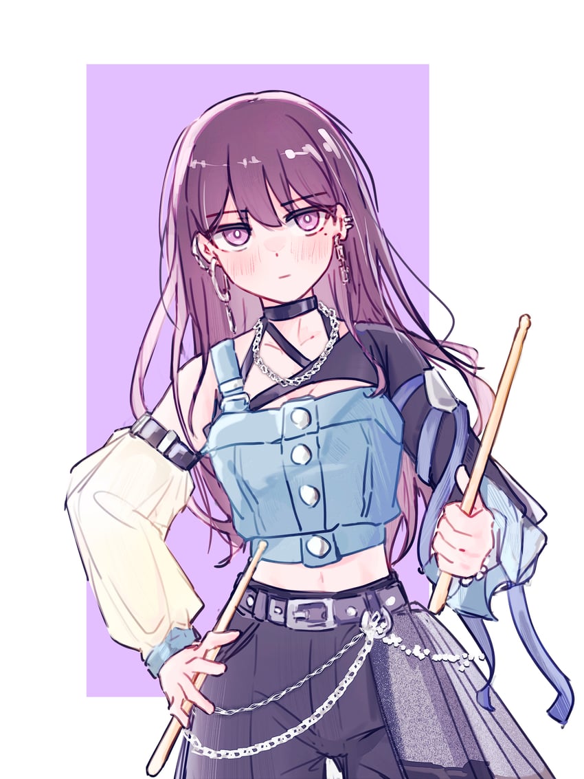 shiina taki (bang dream! and 1 more) drawn by keyun