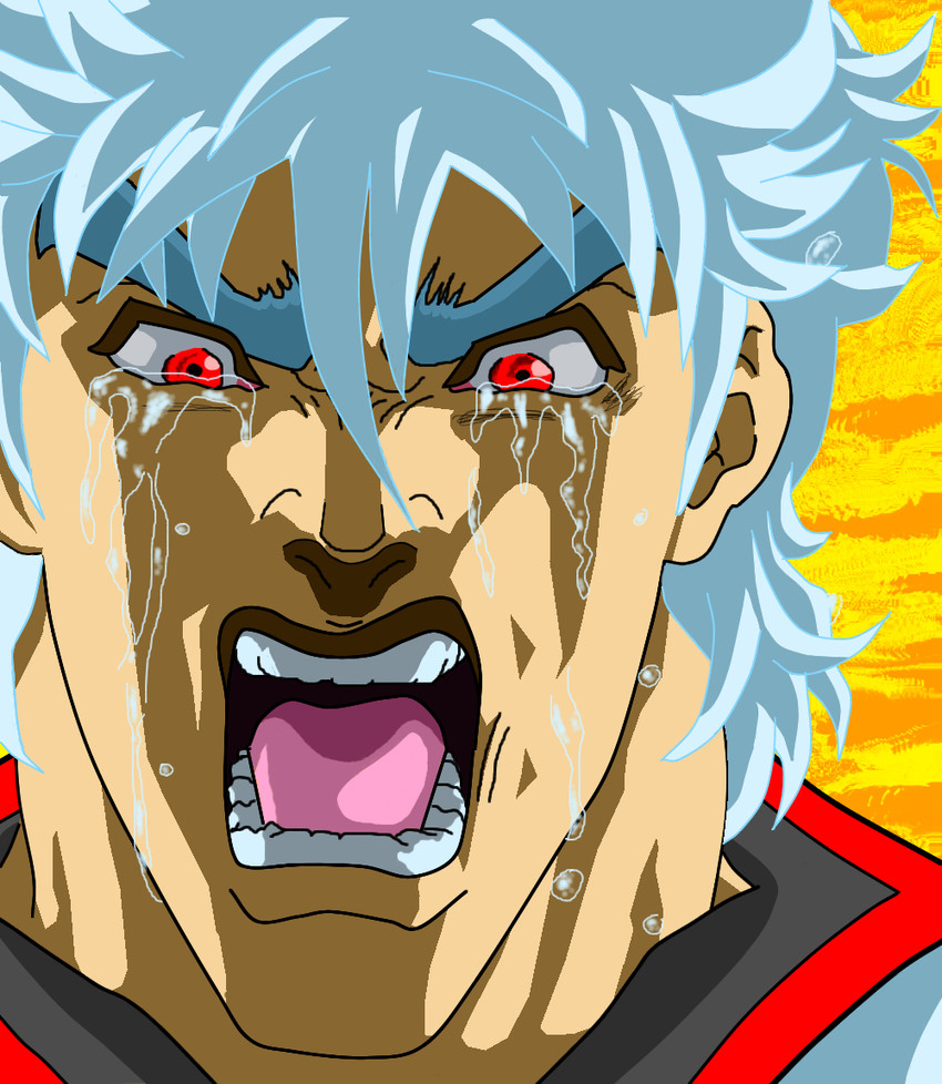 joseph joestar, sakata gintoki, and sugita tomokazu (jojo no kimyou na bouken and 2 more) drawn by akadashi_(nicoseiga_19316124)