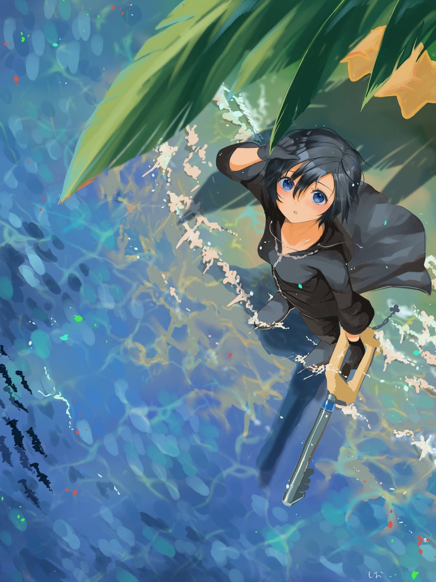 xion (kingdom hearts and 1 more) drawn by kawame626