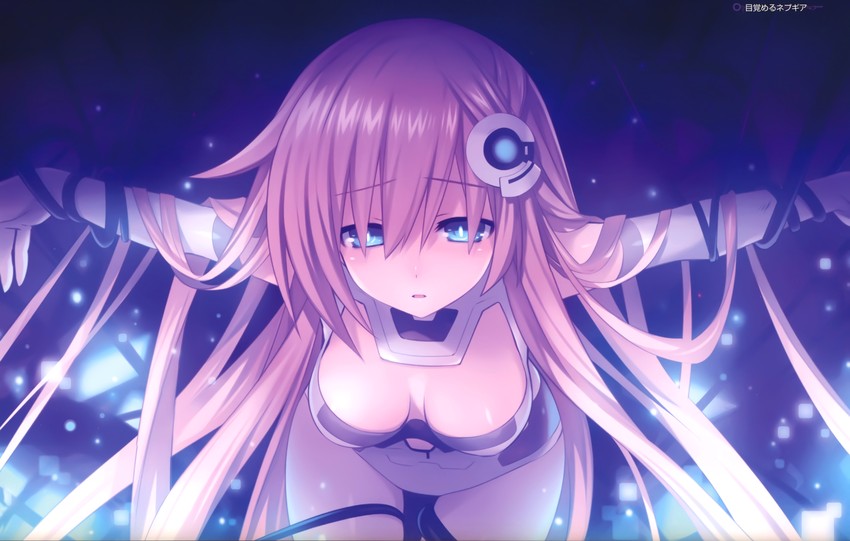 nepgear and purple sister (neptune and 1 more) drawn by tsunako