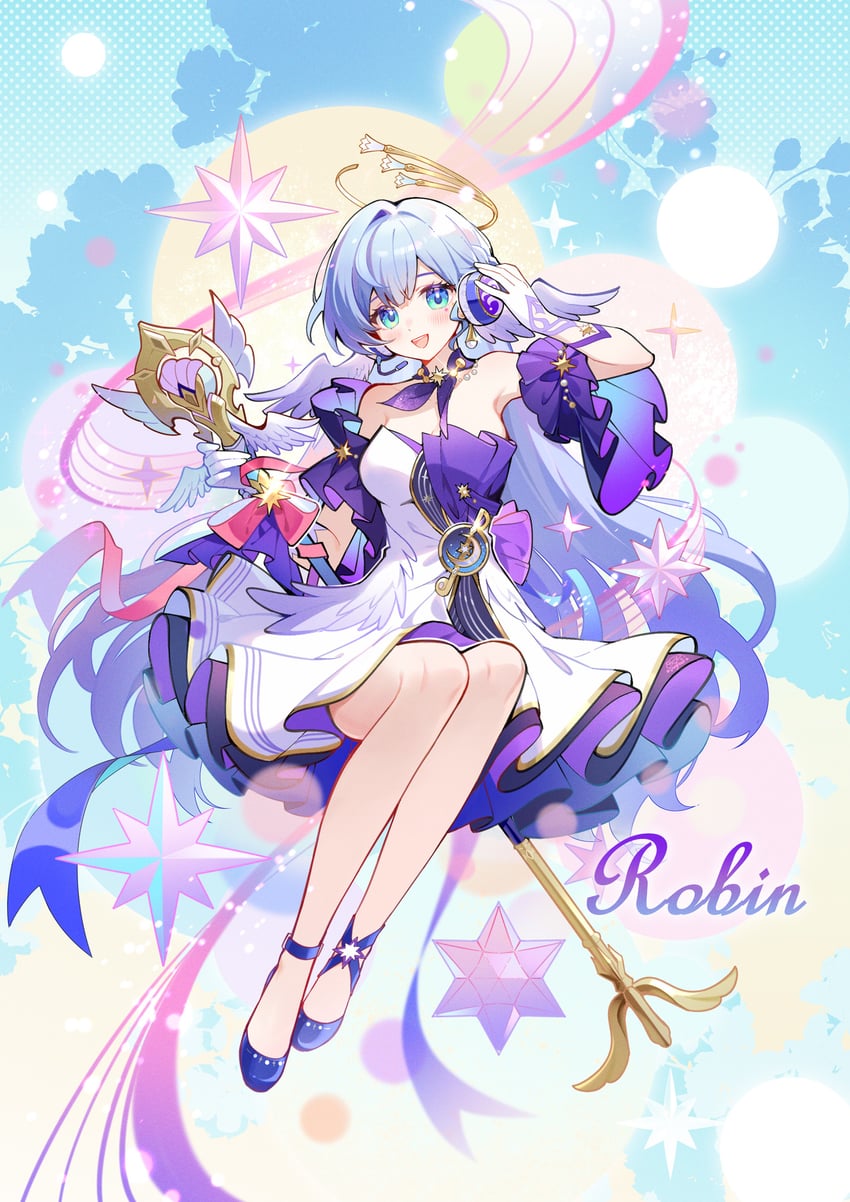 robin (honkai and 1 more) drawn by gou_lianlian_dogface