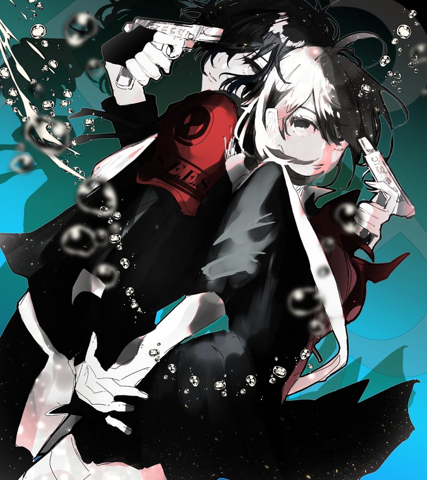 yuuki makoto and takeba yukari (persona and 2 more) drawn by botanikarubo