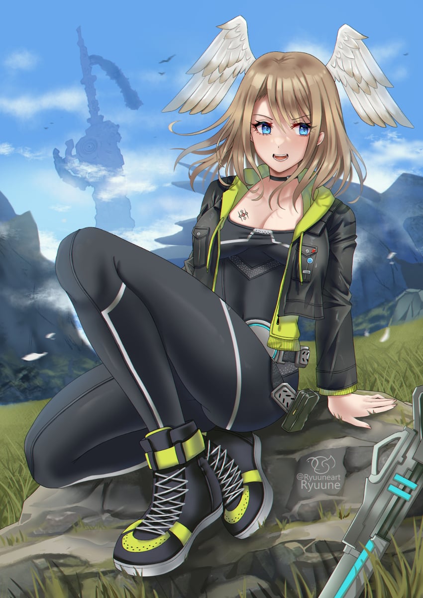 eunie (xenoblade chronicles and 1 more) drawn by ryuuneart