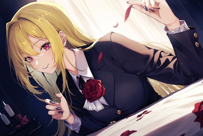 kurosaki chitose (idolmaster and 1 more) drawn by bym_osakana