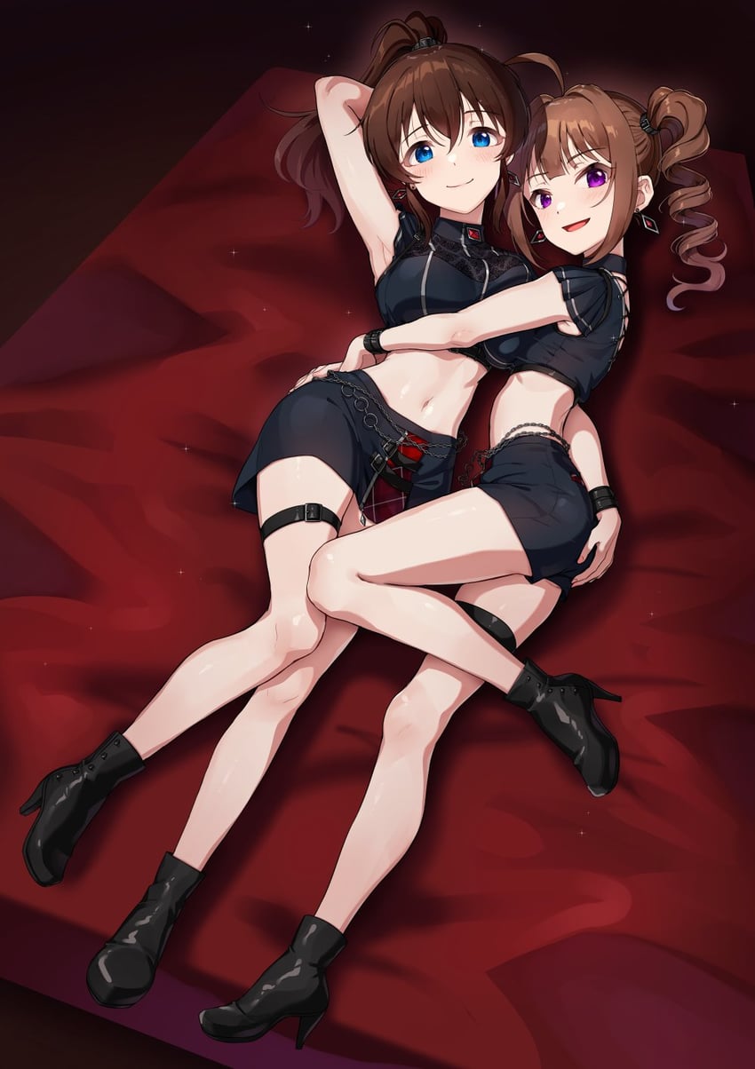 yokoyama nao and satake minako (idolmaster and 1 more) drawn by kamille_(vcx68)
