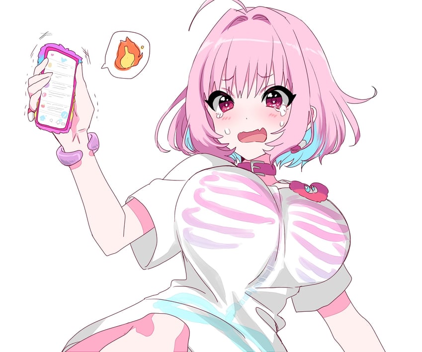 yumemi riamu (idolmaster and 1 more) drawn by sukoyaka_(100hituzi)