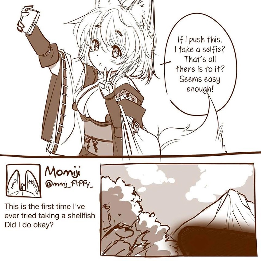 inubashiri momiji (touhou and 1 more) drawn by kei_kei
