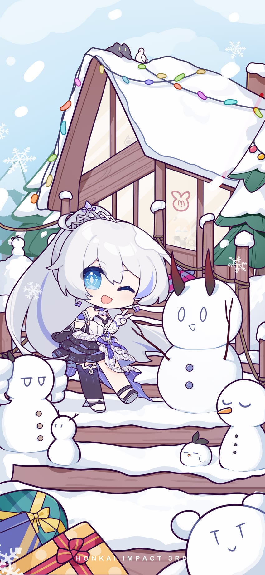 kiana kaslana and jingwei (honkai and 1 more) drawn by eta