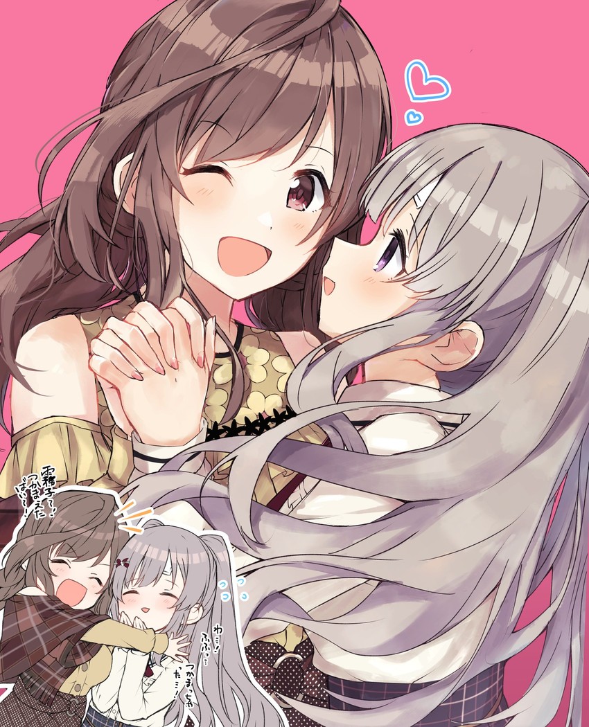 tsukioka kogane and yukoku kiriko (idolmaster and 1 more) drawn by hanetsuka