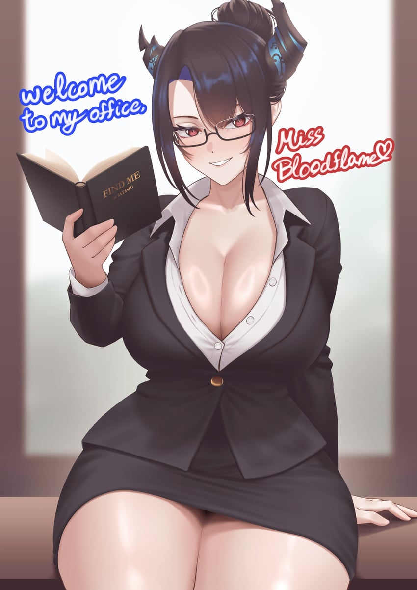 nerissa ravencroft (hololive and 1 more) drawn by cipher4109