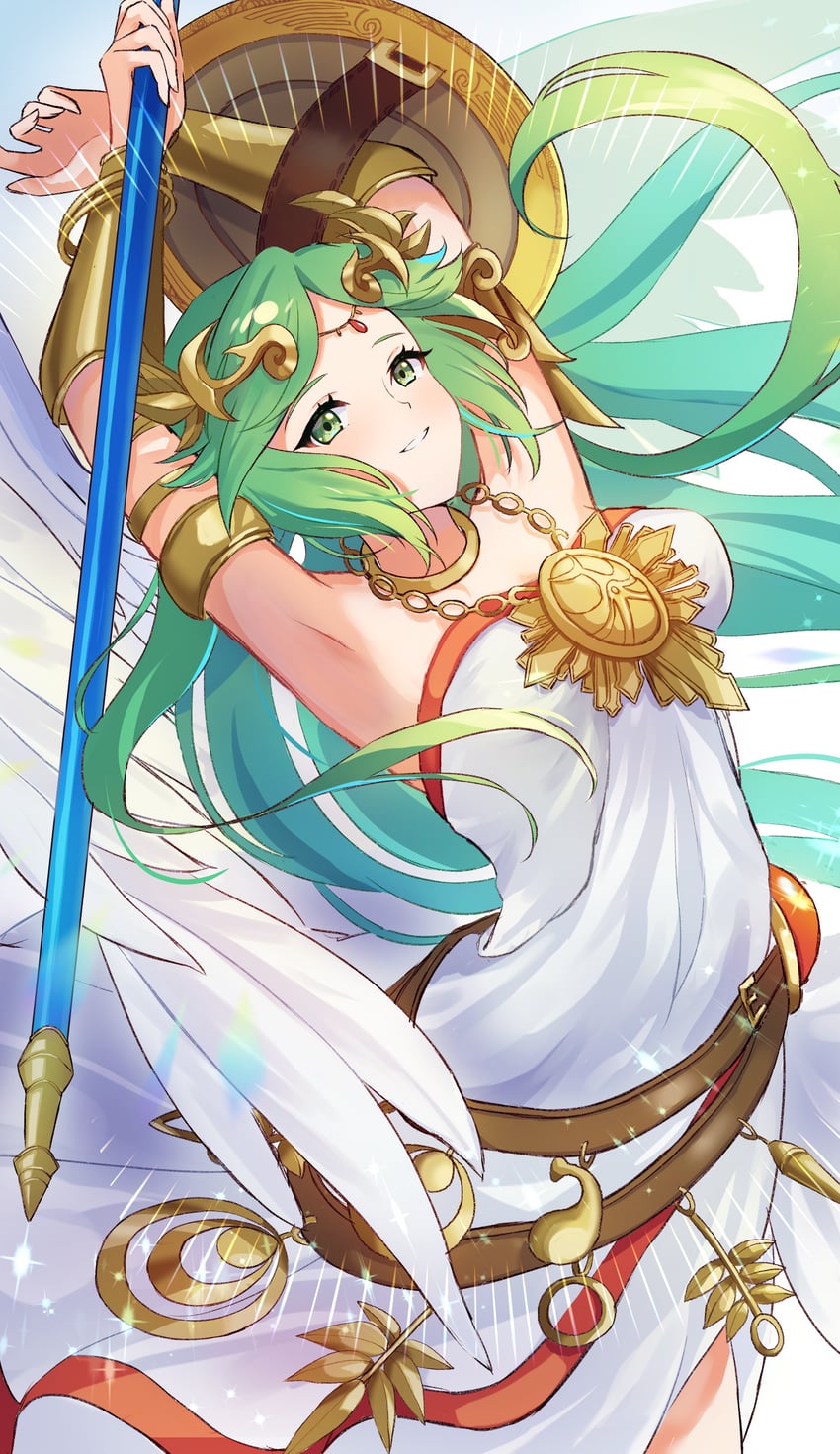 palutena (kid icarus and 1 more) drawn by norimaki_(nrmk_norinori)