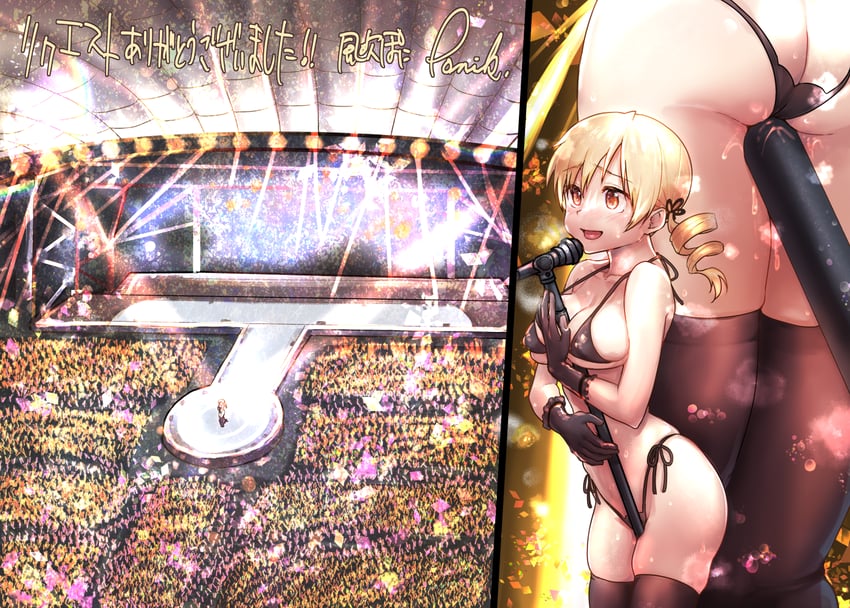 tomoe mami (mahou shoujo madoka magica) drawn by kazabuki_poni