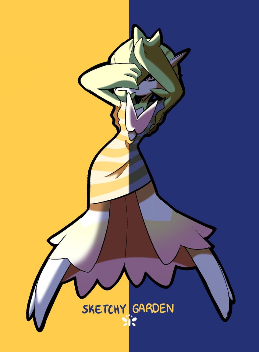 gardevoir and fleur (original and 1 more) drawn by sketchygarden