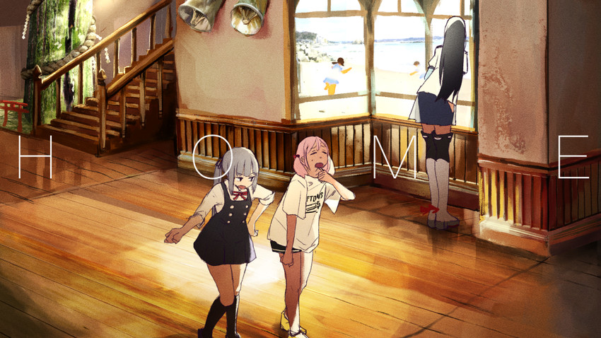 ooyodo, sazanami, kasumi, and kasumi kai ni (kantai collection) drawn by ken_sogen
