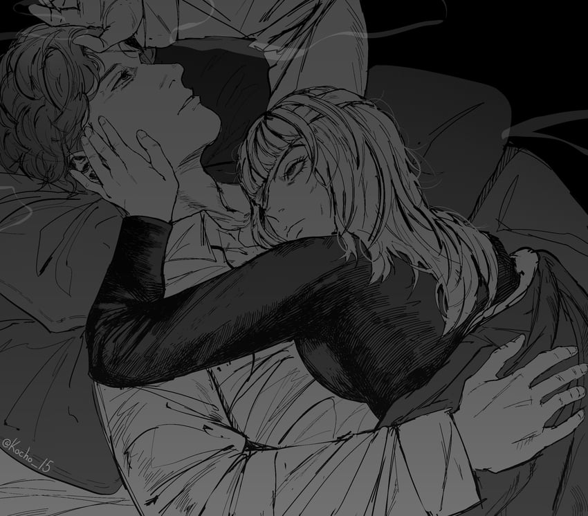daan and karin (fear & hunger and 1 more) drawn by kocho_15