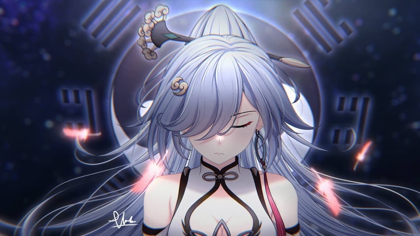 fu hua (honkai and 1 more) drawn by varhan_zuhair