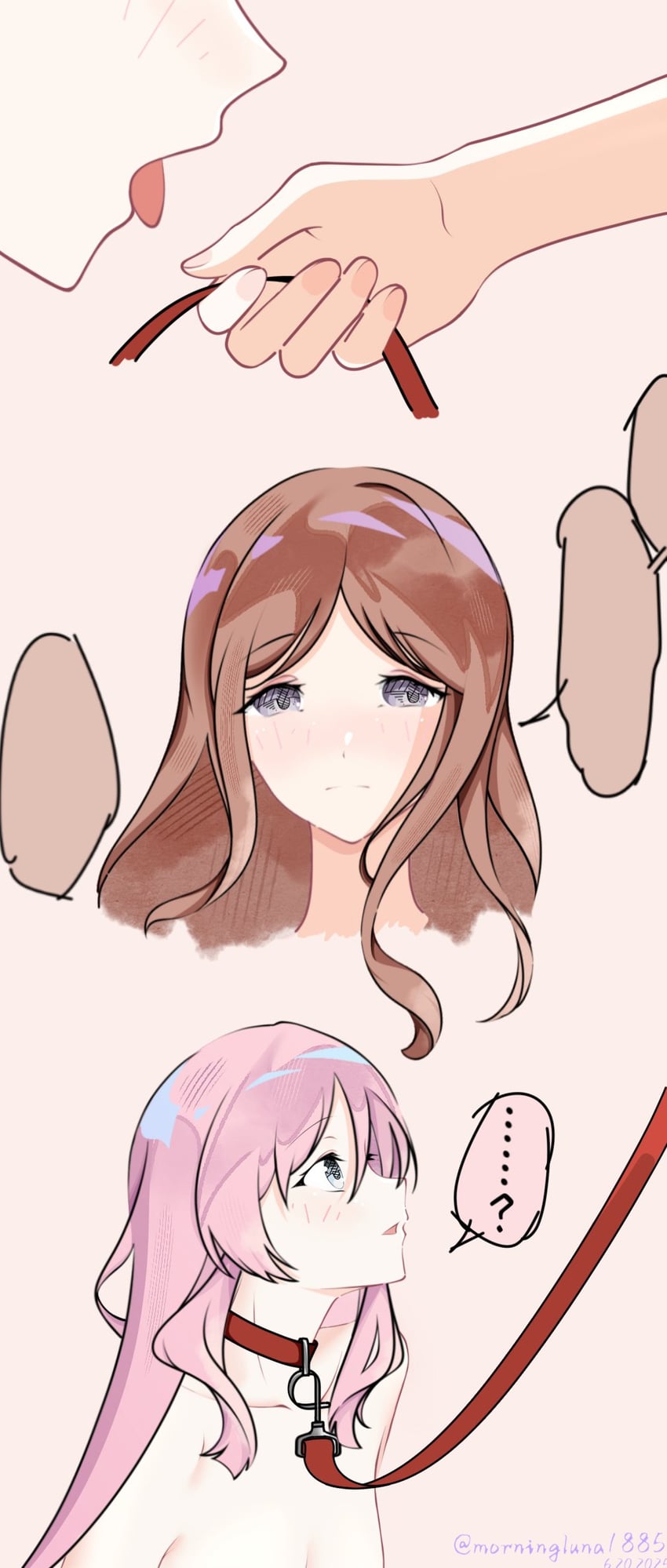 chihaya anon and nagasaki soyo (bang dream! and 1 more) drawn by morningluna1885