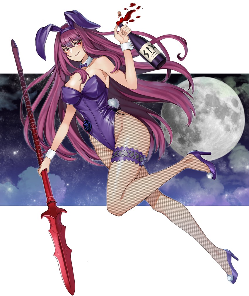 scathach (fate and 1 more) drawn by nanni_jjang