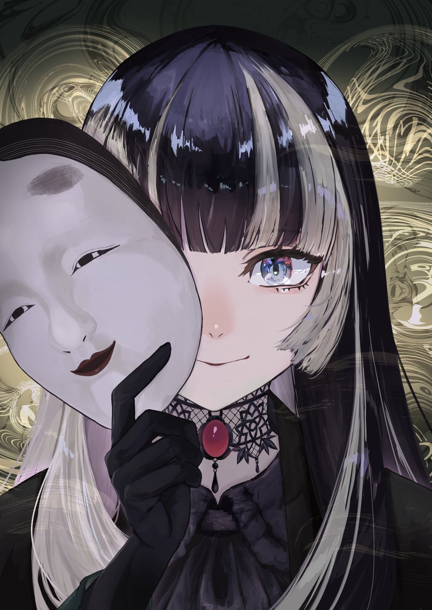 juufuutei raden (hololive and 1 more) drawn by fuwafuwa-chan_(hgdketgf)