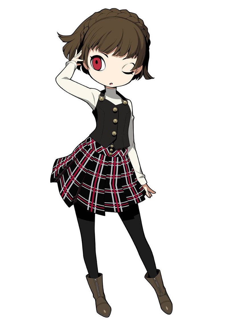 niijima makoto (persona and 3 more) drawn by oribe_hanako