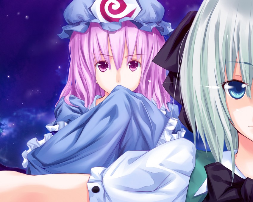 konpaku youmu and saigyouji yuyuko (touhou) drawn by soumi_shizuru