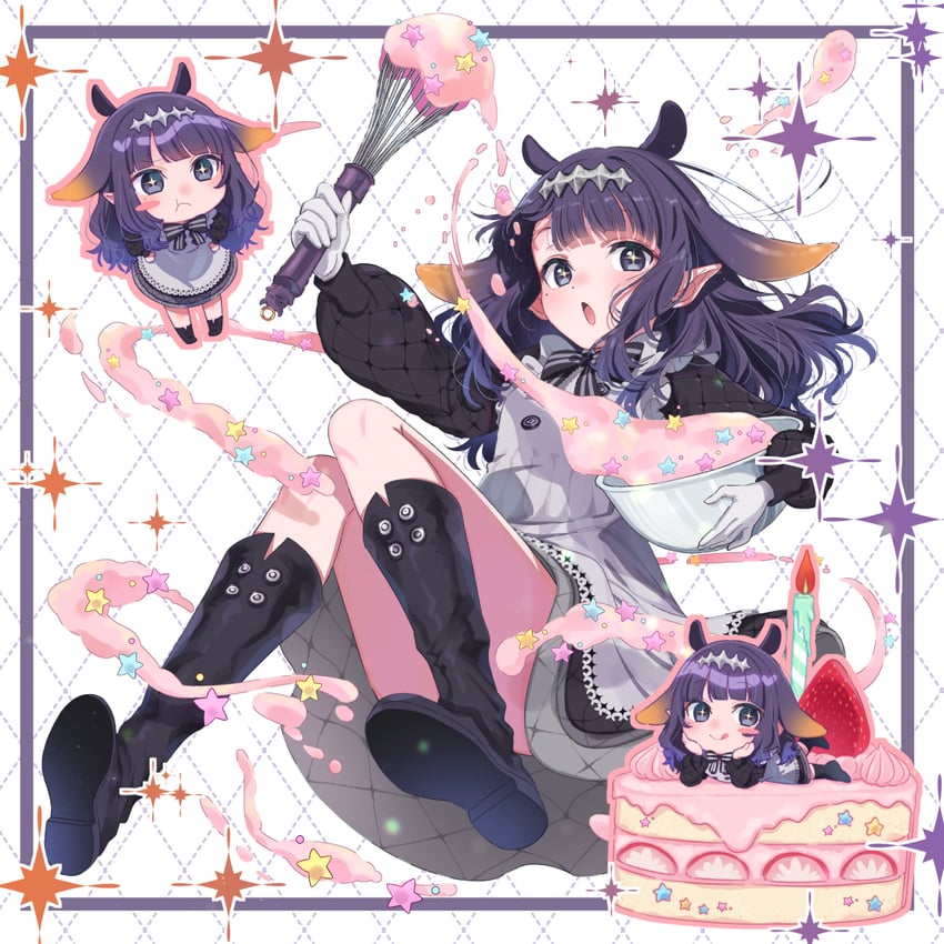 ninomae ina'nis (hololive and 1 more) drawn by hirayama_kanna