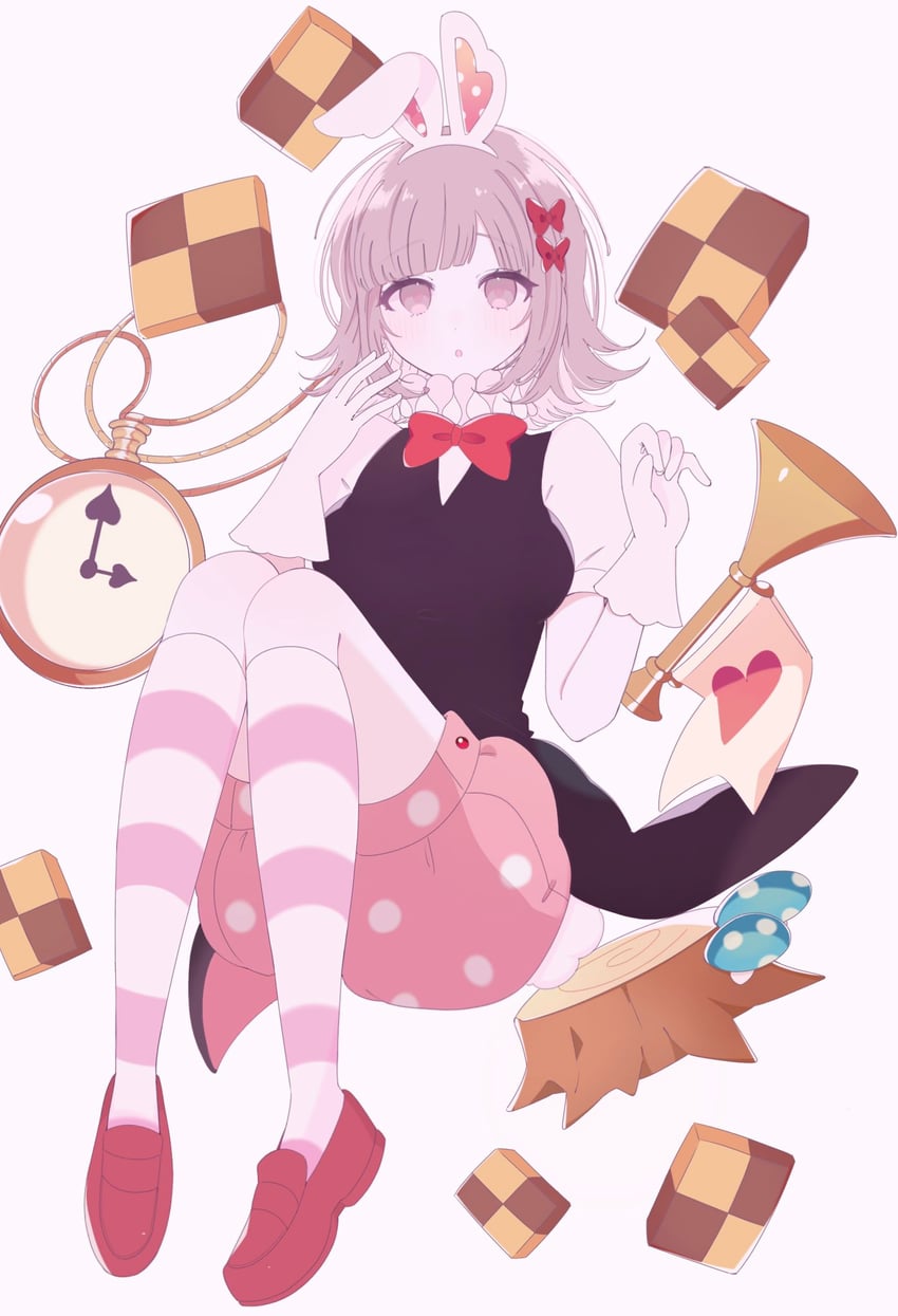 nanami chiaki (danganronpa and 2 more) drawn by chi_gu