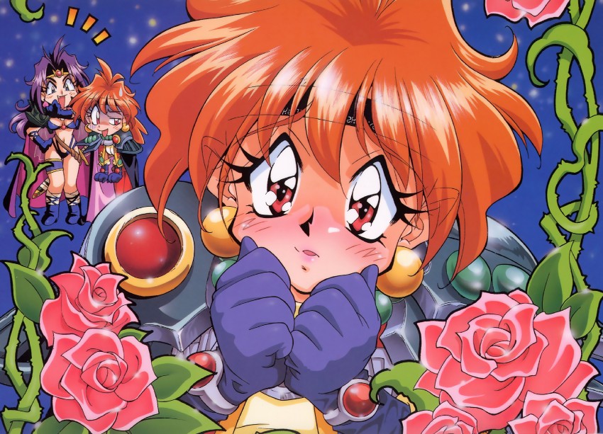 lina inverse and naga the serpent (slayers) drawn by araizumi_rui