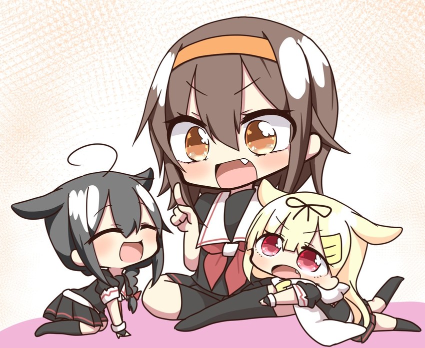 shigure, yuudachi, shigure kai ni, yuudachi kai ni, and shiratsuyu (kantai collection) drawn by jako_(jakoo21)