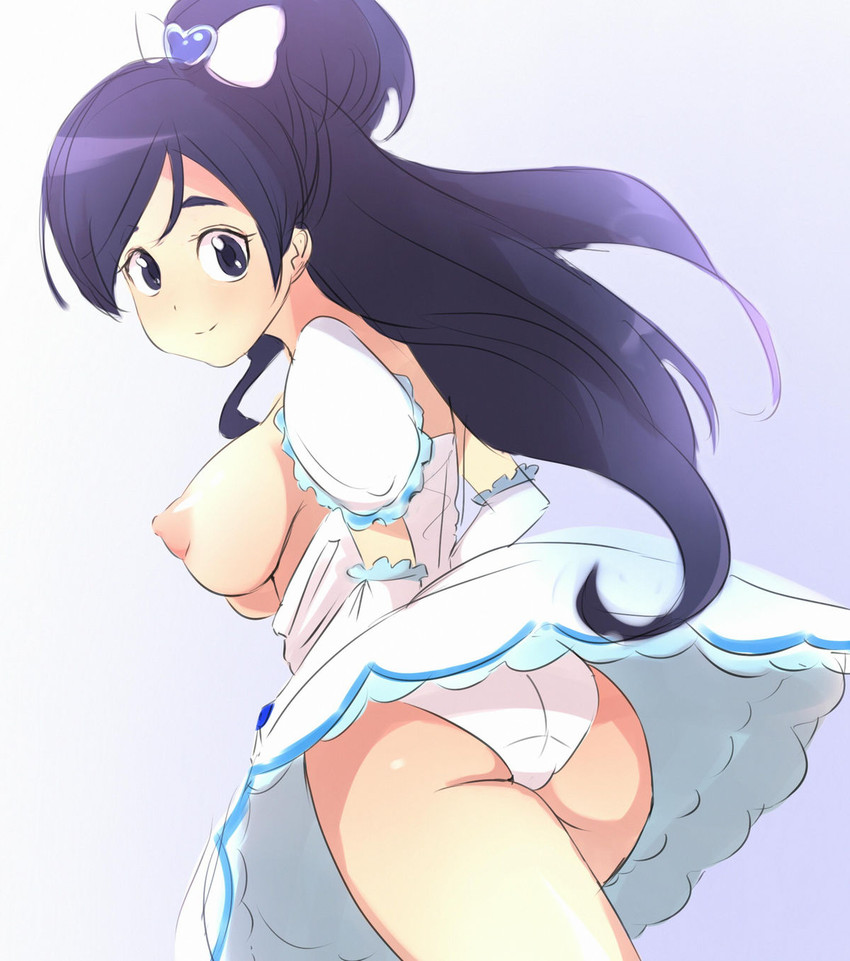 yukishiro honoka and cure white (precure and 1 more) drawn by otohime_(youngest_princess)