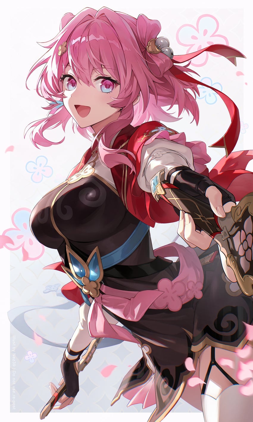 march 7th (honkai and 1 more) drawn by nez39