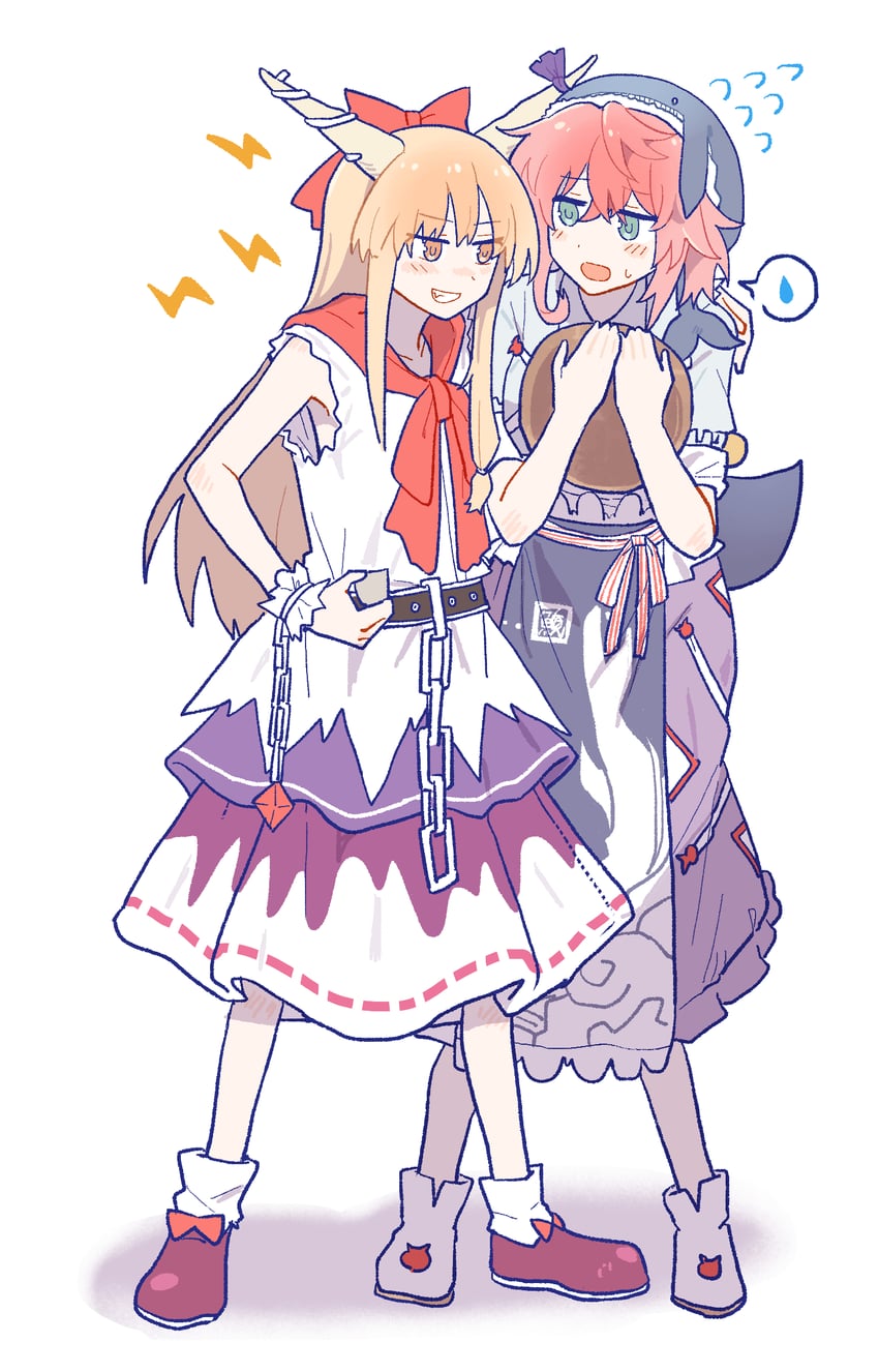 ibuki suika and okunoda miyoi (touhou) drawn by rog_33